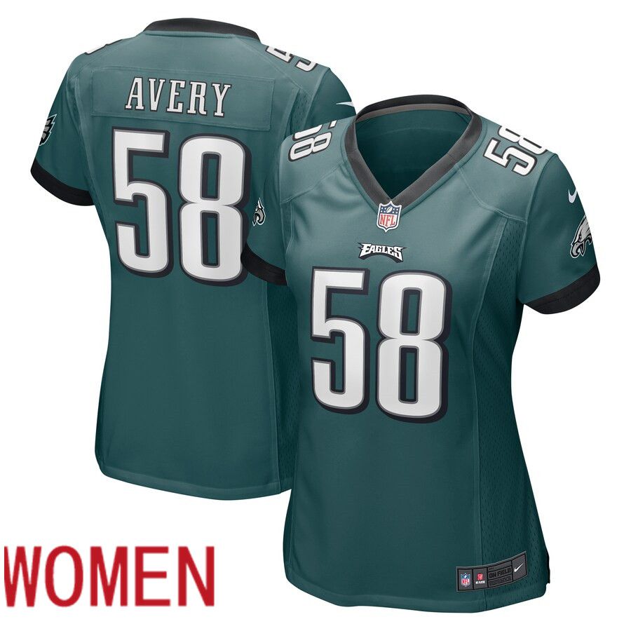 Women Philadelphia Eagles #58 Genard Avery Green Nike Limited Player NFL Jersey